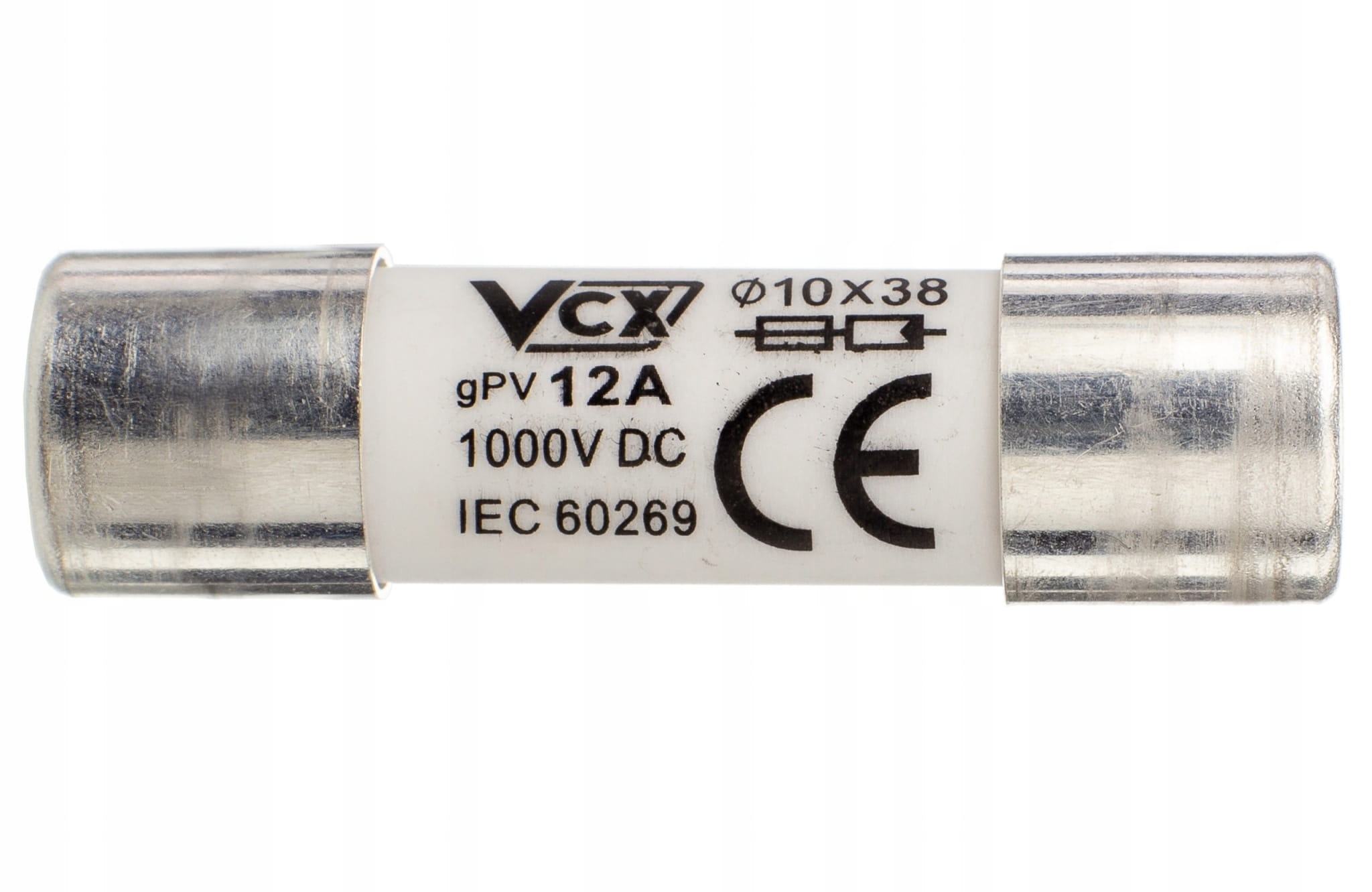 Wkładka topikowa solarna GPV 10x38 12A 1000V DC 01